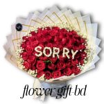 Premium fresh red rose sorry bouquet  hand bouquet