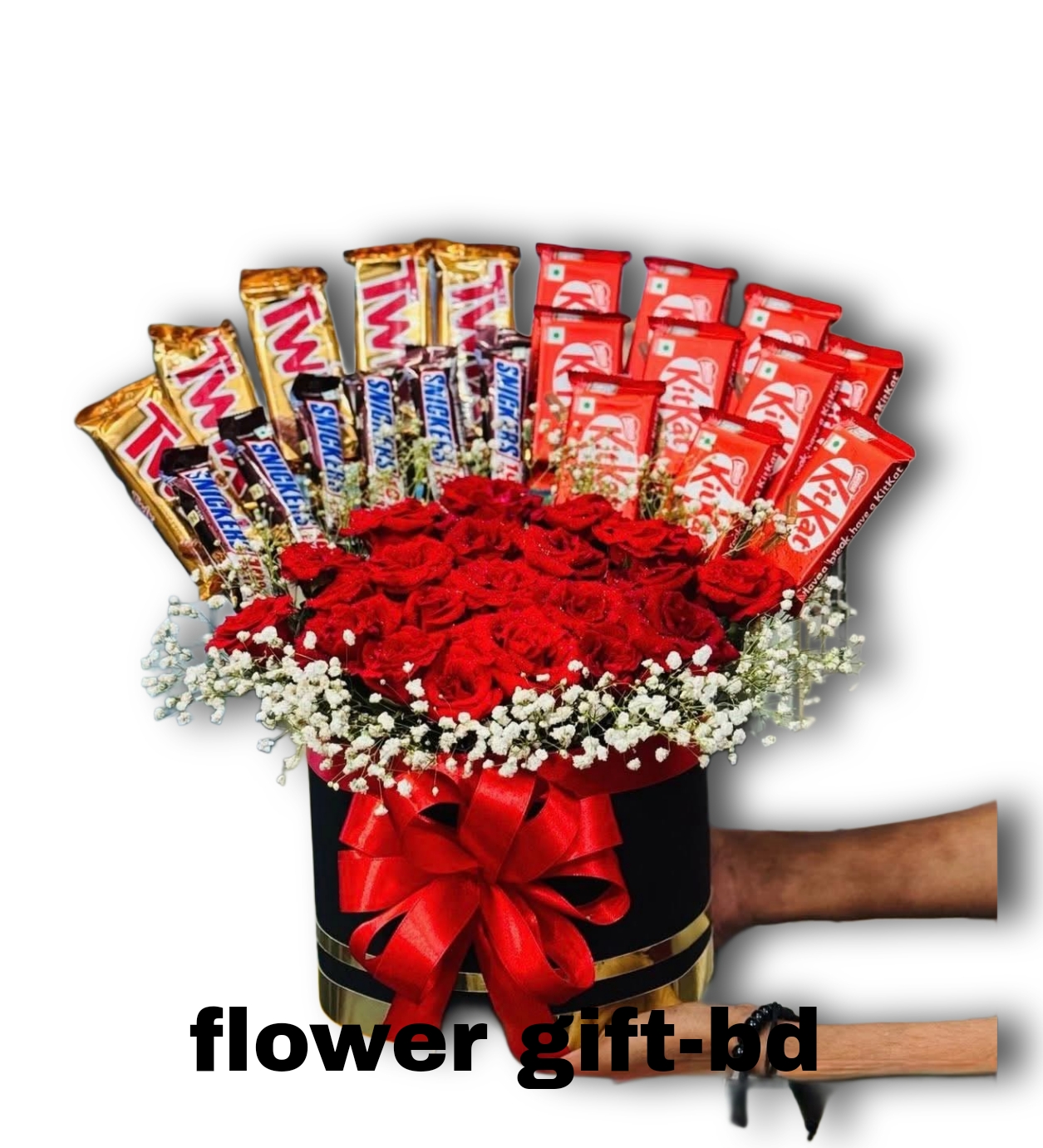 3974f9d3-98e1-4e59-b460-757d362a5131 Rose Chocolate Combo Box with red roses and chocolate in dhaka