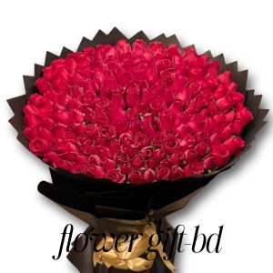 Premium fresh china 200 pc red rose Bouquet hand bouquet